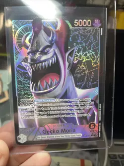 Gecko Moria OP06-080 Alt Art Leader One Piece TCG Wings of the Captain English - Image 2