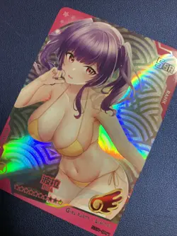 Pola Azur Lane Kantai Foil Swimsuit Goddess Waifu Card Girl Holo Doujin Anime - Image 3
