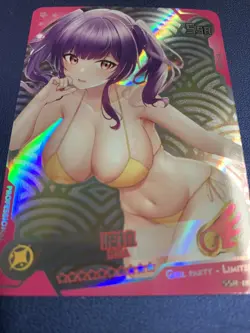 Pola Azur Lane Kantai Foil Swimsuit Goddess Waifu Card Girl Holo Doujin Anime - Image 5