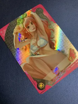 Nami One Piece SSR011 Foil Swimsuit Goddess Waifu Card Girl Holo Doujin Anime - Image 4