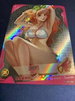 Nami One Piece SSR011 Foil Swimsuit Goddess Waifu Card Girl Holo Doujin Anime - Image 5
