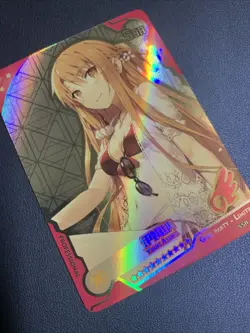 Asuna Yuuki Sao Sword 02 Foil Swimsuit Goddess Waifu Card Girl Holo Doujin Anime - Image 4