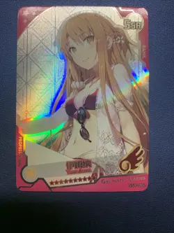 Asuna Yuuki Sao Sword 02 Foil Swimsuit Goddess Waifu Card Girl Holo Doujin Anime - Image 5
