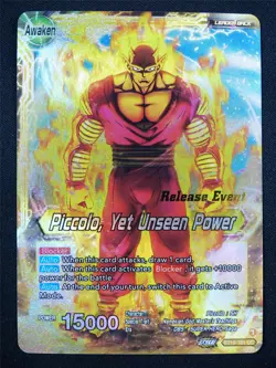 Piccolo Yet Unseen Power Release Event Promo Foil - Dragon Ball Super Card #ZC - Image 1