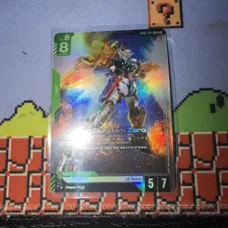 Wing Gundam Zero GD01-024 LR Foil Card Game TCG Newtype Rising Gundam - Image 1
