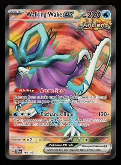 Walking Wake ex 189/162 Ultra Rare Temporal Forces Pokemon Card - Image 1