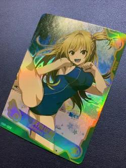 Yuri Amagake Goddess CCG TCG SSR 008 Anime Waifu Card Girl Maiden Swimsuit NM - Image 3