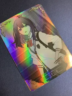 Rikka Takarada Gridman SR Goddess CCG TCG Anime Waifu Card Girl Holo Doujin Foil - Image 4