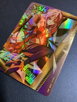Inori Yuzuriha Guilty Crown SSR Goddess Waifu Card Girl Holo Doujin Foil Anime - Image 3