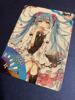 Hatsune Miku Vocaloid Flowers R Goddess Waifu Card Girl Holo Doujin Anime Foil - Image 3