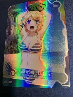 Rumia Tingel Akashic Magic Goddess CCG TCG SSR 43 Anime Waifu Card Girl Swimsuit - Image 5