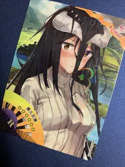 Albedo Overlord Nazarick CCG R Goddess Waifu Card Girl Holo Doujin Anime Foil - Image 3