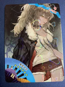 Siege Arknights Mobile R Vanguard Goddess Waifu Card Girl Holo Doujin Anime Foil - Image 1