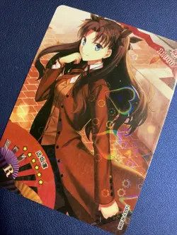 Rin Tohsaka Fate Stay Night CCG R Goddess Waifu Card Girl Holo Doujin Anime Foil - Image 3