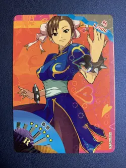 Chun Li Street Fighter 2 Heart R Goddess Waifu Card Girl Holo Doujin Anime Foil - Image 1