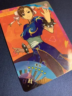 Chun Li Street Fighter 2 Heart R Goddess Waifu Card Girl Holo Doujin Anime Foil - Image 4