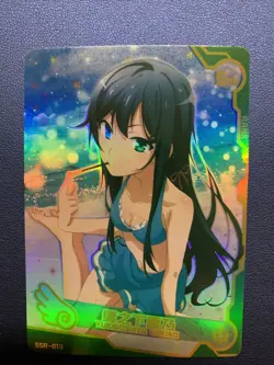 Yukino Yukinoshita Goddess CCG TCG SSR 013 Anime Waifu Card Girl Maiden Swimsuit - Image 1