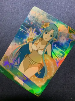 Asuna SAO Sword Art Online Goddess CCG TCG SSR021 Anime Waifu Card Girl Swimsuit - Image 3
