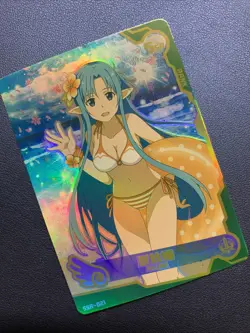 Asuna SAO Sword Art Online Goddess CCG TCG SSR021 Anime Waifu Card Girl Swimsuit - Image 4