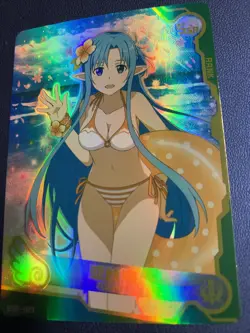 Asuna SAO Sword Art Online Goddess CCG TCG SSR021 Anime Waifu Card Girl Swimsuit - Image 5