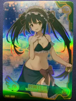 Kurumi Tokisaki Date Live Goddess CCG TCG SSR 022 Anime Waifu Card Girl Swimsuit - Image 1