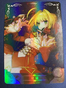 Nero Claudius Fate Extra SR Goddess CCG TCG Anime Waifu Card Girl Holo Doujin NM - Image 1