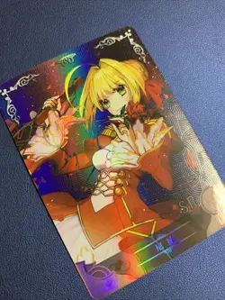 Nero Claudius Fate Extra SR Goddess CCG TCG Anime Waifu Card Girl Holo Doujin NM - Image 4