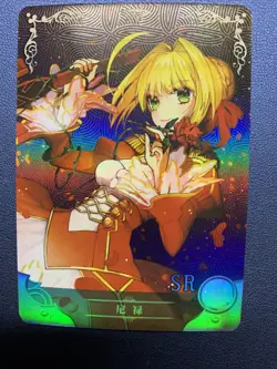 Nero Claudius Fate Extra SR Goddess CCG TCG Anime Waifu Card Girl Holo Doujin NM - Image 5