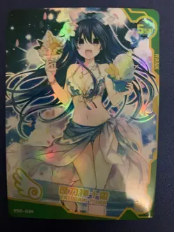 Tohka Yatogami Date A Live Goddess CCG TCG Anime Waifu Card Girl Swimsuit Foil - Image 1