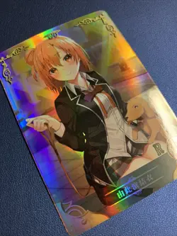 Yui Yuigahama Youth Comedy R Goddess CCG TCG Anime Waifu Card Girl Holo Doujin - Image 4