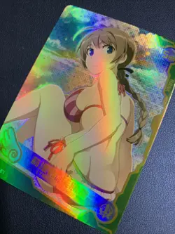 Lynette Bishop Strike Witches Goddess CCG TCG SSR Anime Waifu Card Girl Swimsuit - Image 3