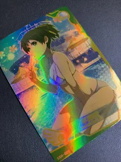 YUi Hirasawa K-On Goddess CCG TCG SSR Anime Waifu Card Girl Swimsuit Foil Doujin - Image 4