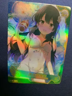 Ryuuka Shimizudani Saki Goddess CCG TCG SSR Anime Waifu Card Girl Swimsuit Foil - Image 5