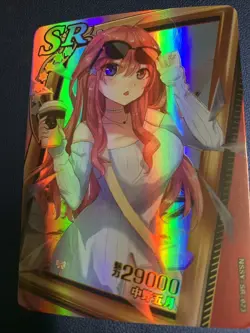 Itsuki Nakano Quintessential SR Goddess Waifu Card Girl Holo Doujin Anime Foil - Image 5