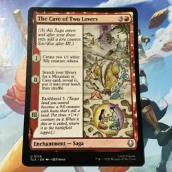 The Cave of Two Lovers - Avatar - NM - Uncommon - Enchantment Saga - MTG Regular - Image 1