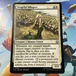 MTG Avatar: The Last Airbender Vengeful Villagers 0040 NM Regular NP - Image 1