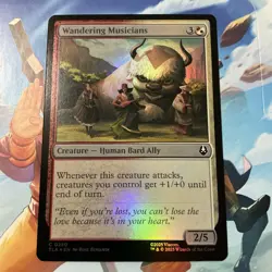 MTG Wandering Musicians (250/447) Avatar The Last Airbender NP NM FOIL - Image 1