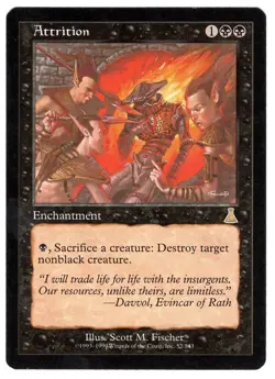 1x Attrition - Urza's Destiny - MTG Single - Image 1