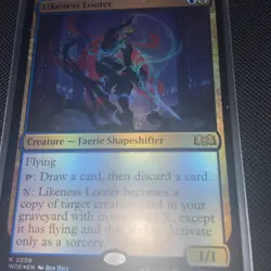MTG TCG Wilds of Eldraine Likeness Looter 0208 Foil Rare - Image 2