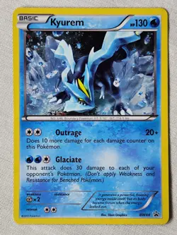 Played Kyurem - Holo #BW44 Black and White Promo Pokemon TCG - Image 1