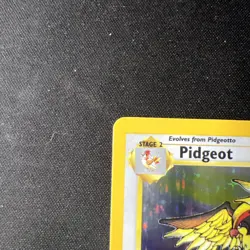Pokemon Vintage Holo Rare Pidgeot 8/64 Jungle WotC 1999 - Image 2