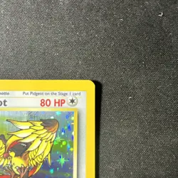 Pokemon Vintage Holo Rare Pidgeot 8/64 Jungle WotC 1999 - Image 3