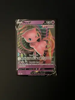 Mew V 113/264 SWSH08: Fusion Strike Ultra Rare - NM Mint Holo - Image 1