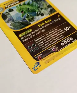 POKEMON TYRANITAR EXPEDITION 66/165 RARE NON HOLO EXCELLENT CONDITION 2002 - Image 2