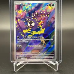 Pokemon TCG Gastly Illustration Rare Card Temporal Forces 177/162 NM - Image 1