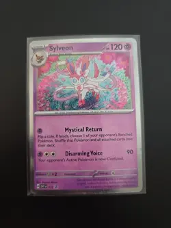 Pokemon Prismatic Promo Cards Promo,Cosmos Holo Sylveon #172 NM W/Swirl - Image 1