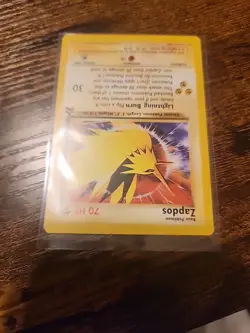 Pokemon Card Zapdos #23 WoTC Promo 💎 GEM MINT 💎 - Image 2