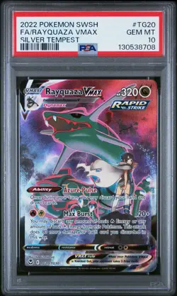Rayquaza VMAX TG20/TG30 - Silver Tempest Trainer Gallery - Pokemon Card - PSA 10 - Image 1