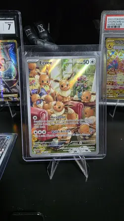 Pokemon Eevee TCG Twilight Masquerade Illustration Card #188/167 - Image 1
