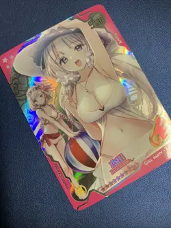 Illustrious Azur Lane 53 Foil Swimsuit Goddess Waifu Card Girl Holo Doujin Anime - Image 4